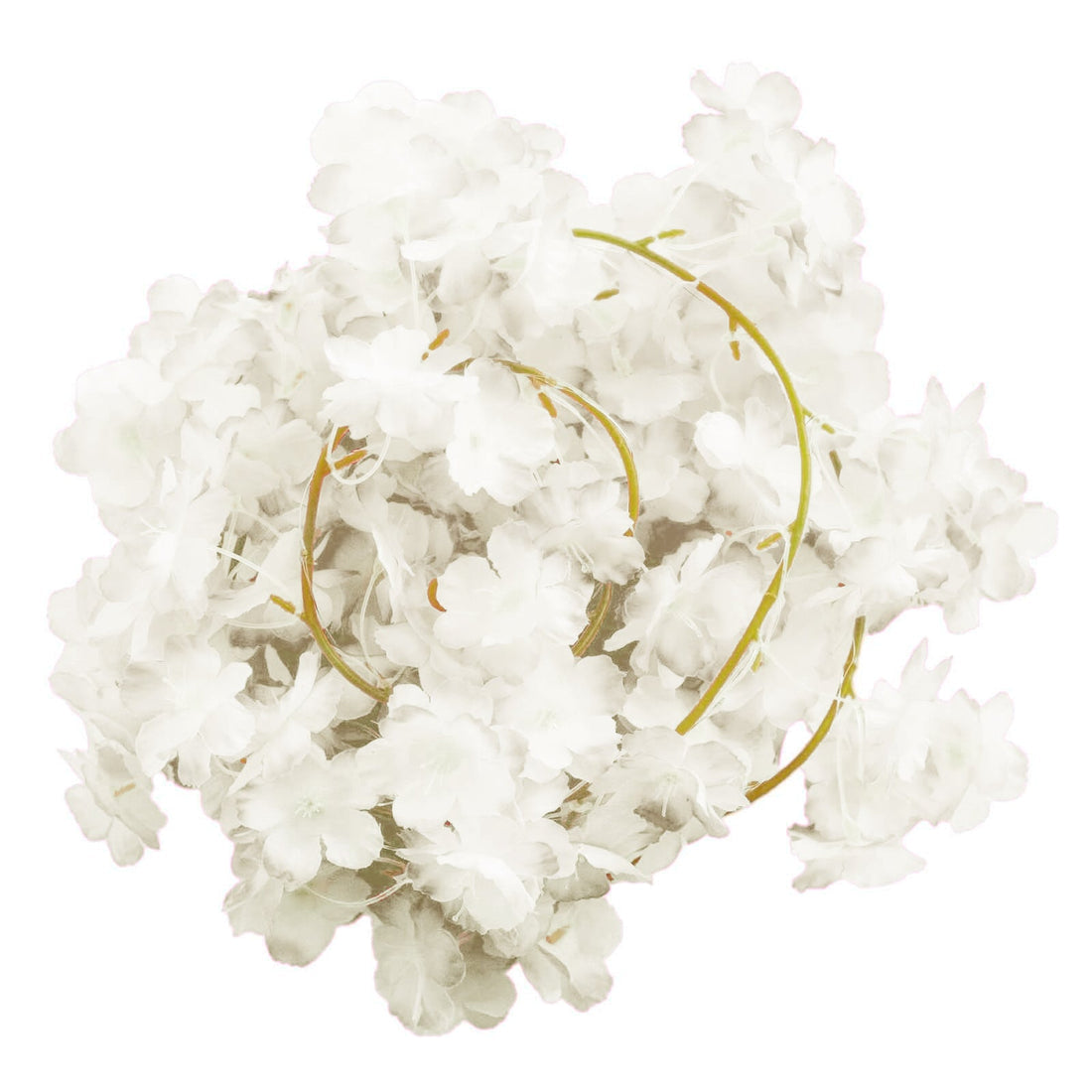 LED Artificial Flower Garland String Lights