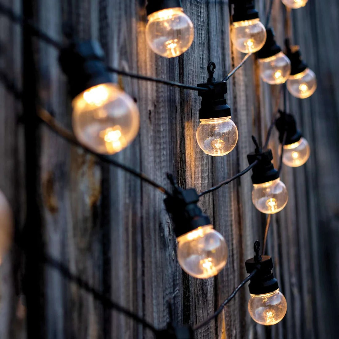String Lights With Clear Bulbs